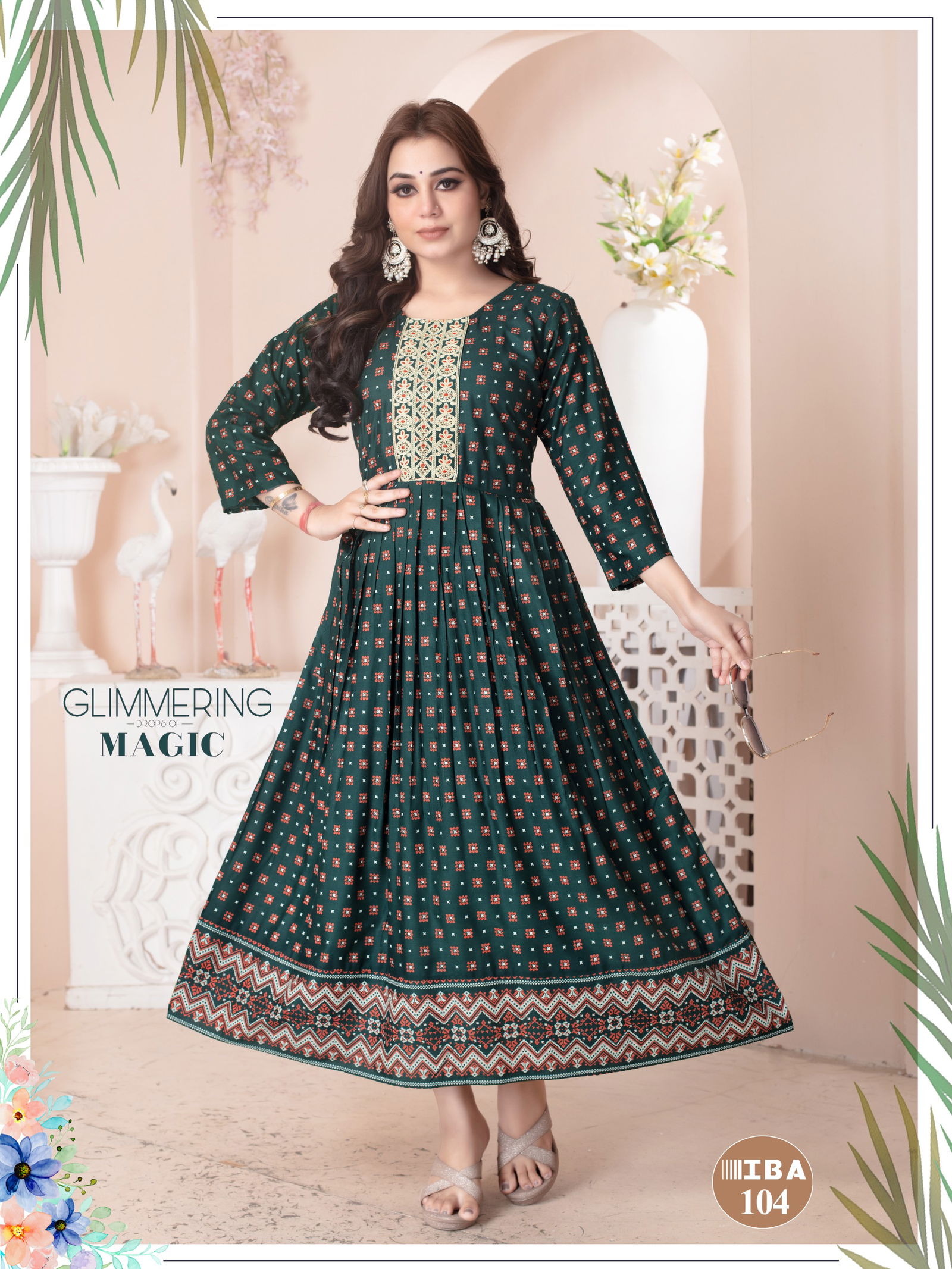 Iba Vol 1 By Fashion Talk Rayon Printed Designer Kurti Wholesale Shop In Surat
